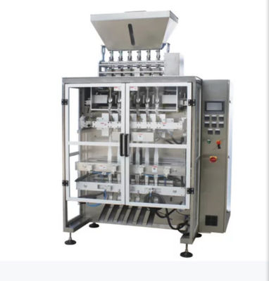 Infeed Conveyor Stick Packing Machine , Multilane 360ppm Powder Packaging Machine Liquid