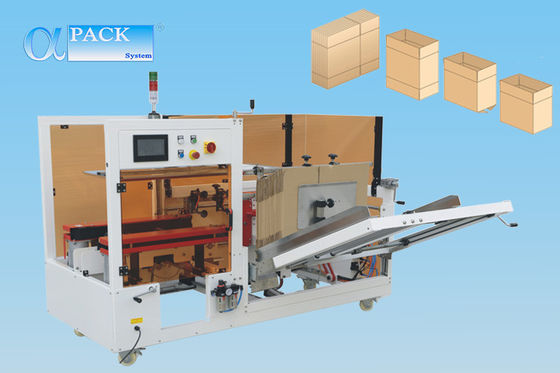 Erecting 6kg/Cm3 Air Compress Carton Sealing Machine Length 2000mm box taping