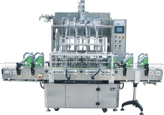 Beverage LCD Pneumatic Piston Filling Machine Servo Motor 100ml