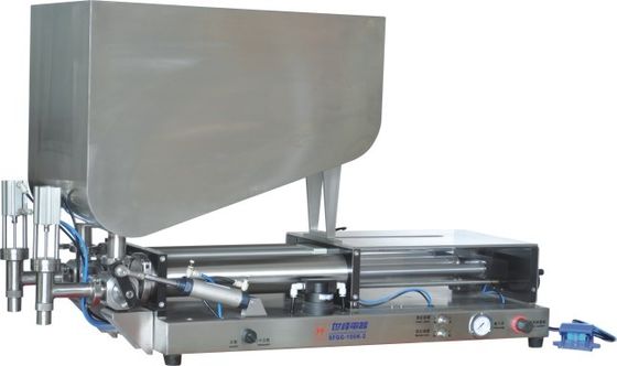 60ml Semi Automatic Liquid Filling Machine , 50BPM Pneumatic Adopt Cream Filling Machine