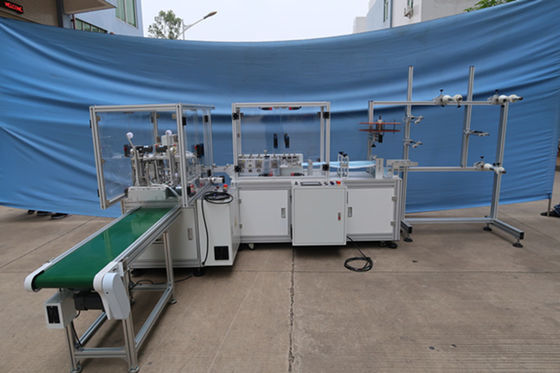 300L/Min Nonwoven Disposable Mask Making Machine 3 Layers Particulate Mask