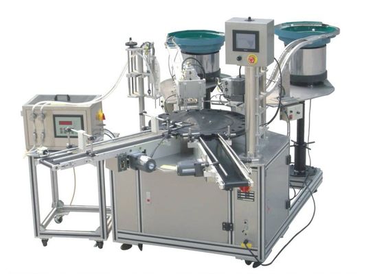 40bpm 1000ml Bottle Filling And Capping Machine Liquid Powder Rotary Screw Press