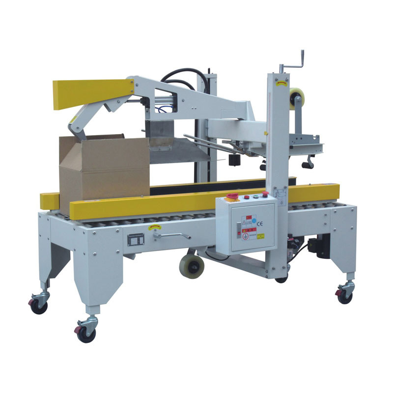 CE ISO semi automatic case sealer Folding Lid carton taping machine