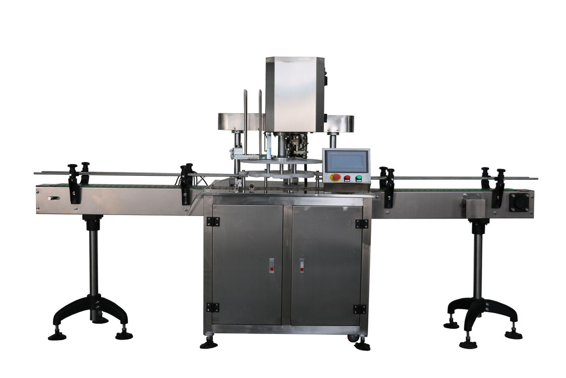 40cans/Min 1.3KW Electric Can Sealing Machine , 1.5mm Thickness Tin Can Seamer Machine