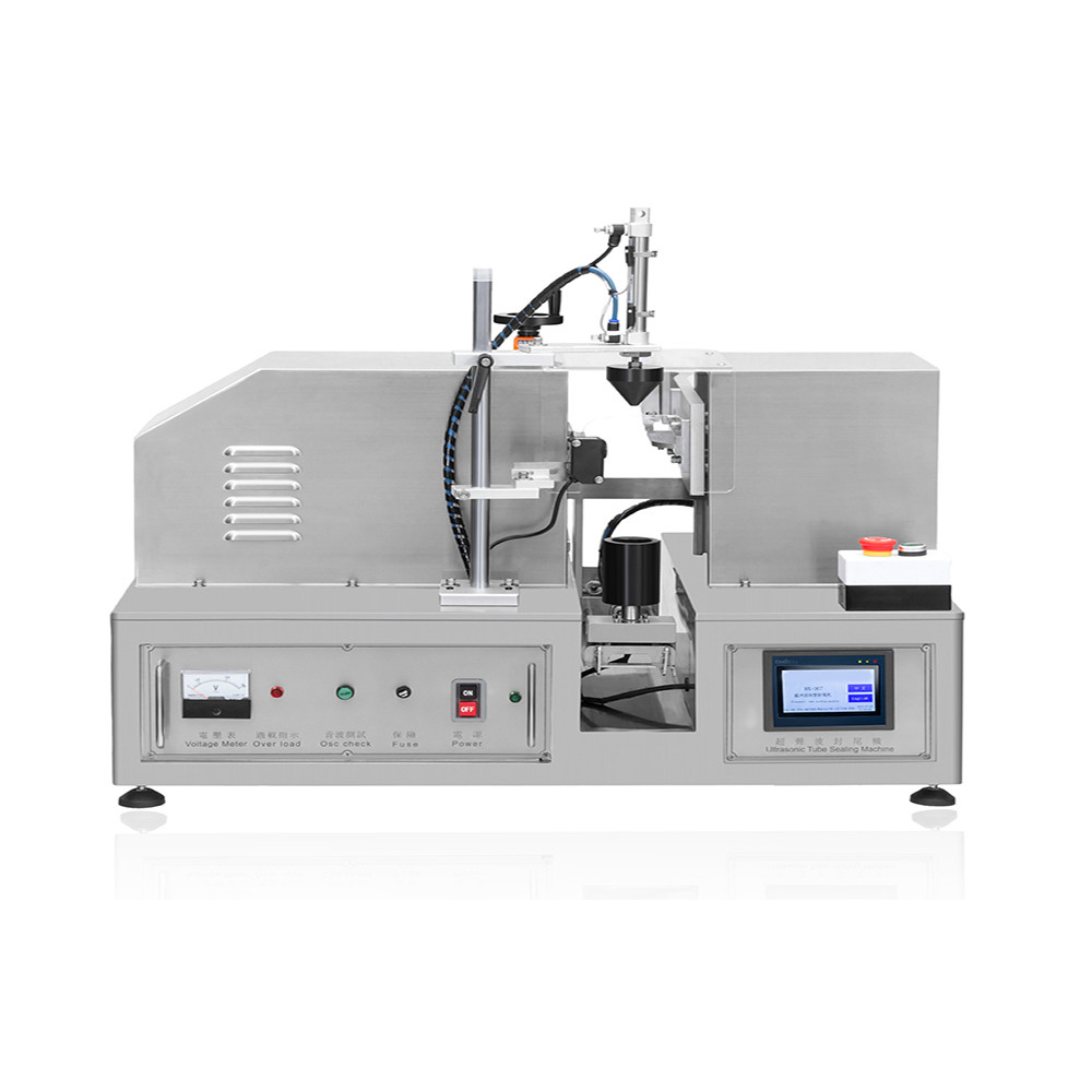 1800W 10pcs/Min Aluminum Tube Sealing Machine , 0.6MPa Tube Sealers