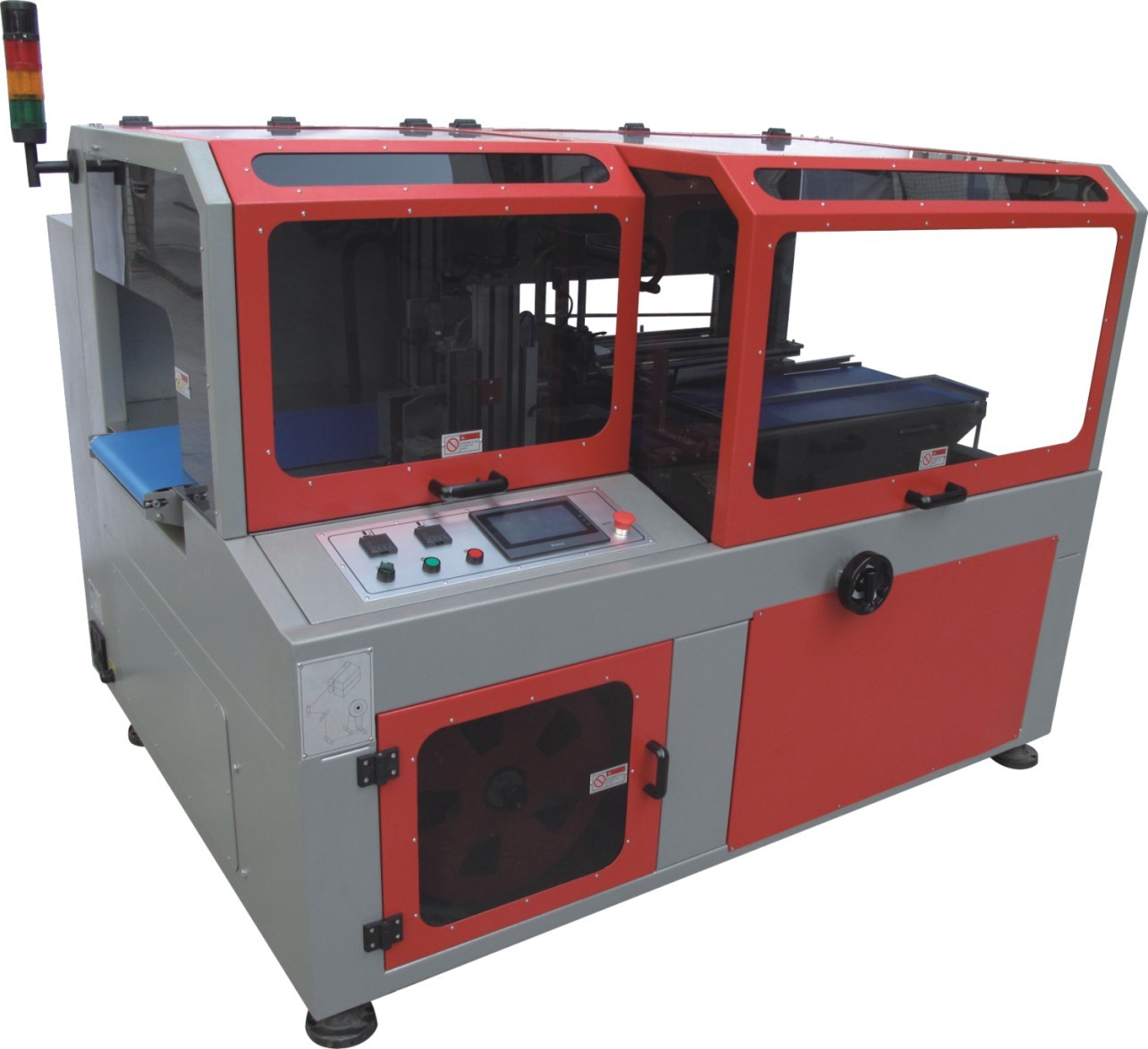 Rewinding 25ppm Shrink Packaging Equipment Side Sealing Box Motion PLC